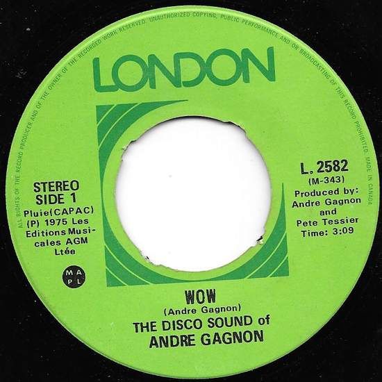 Acheter disque vinyle Andre Gagnon Wow / Samba a vendre